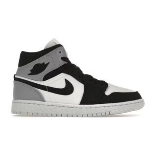 NIKE Air Jordan 1 Mid SE "Light Steal Grey" Sneakers Size 9